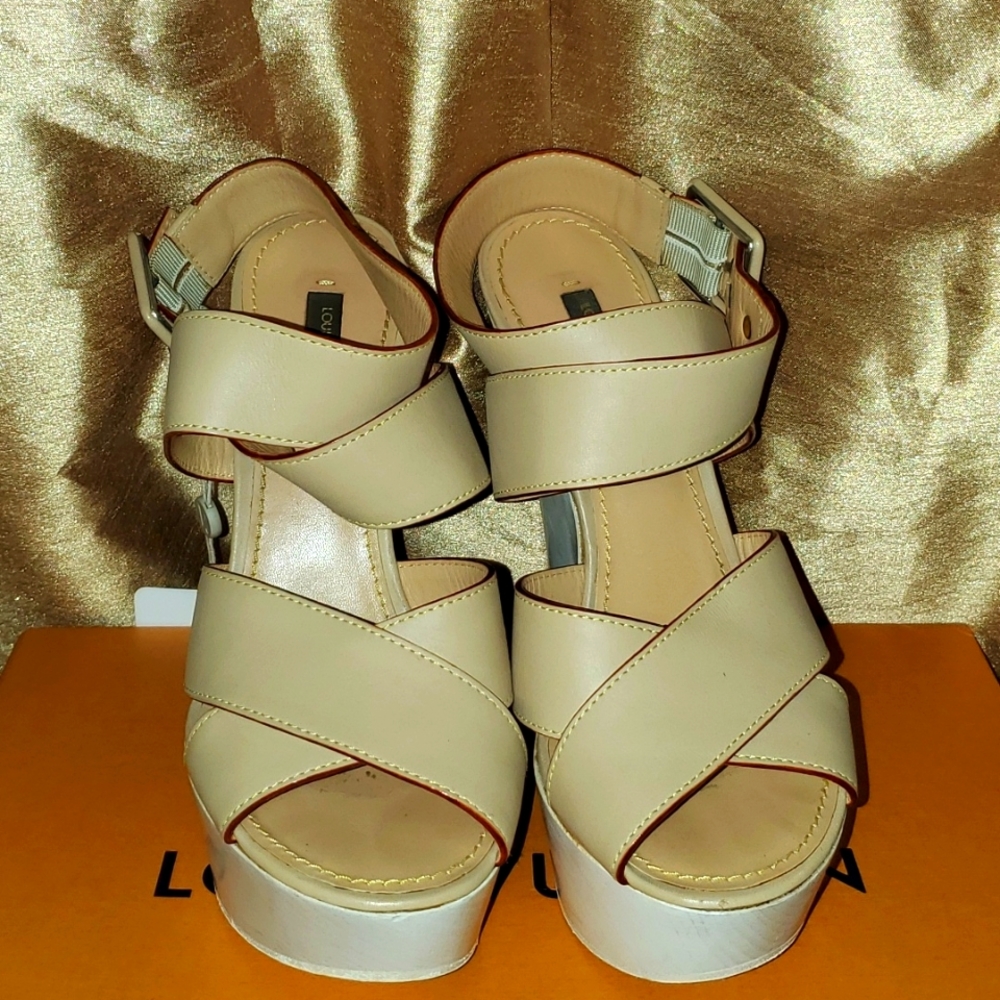 Louis vuitton Wooden Heel Sandals
